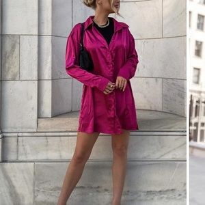 12th tribe fuchsia dress and matching top